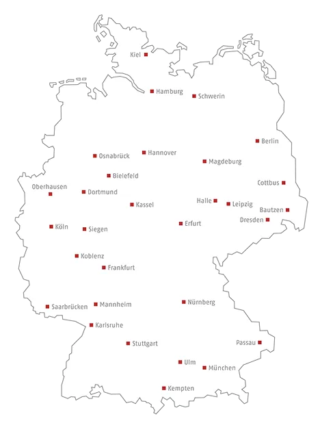 Bundesländer und Orte mit Treppenlift-Förderung