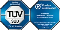 Siegel TÜV-Kundenzufriedenheit